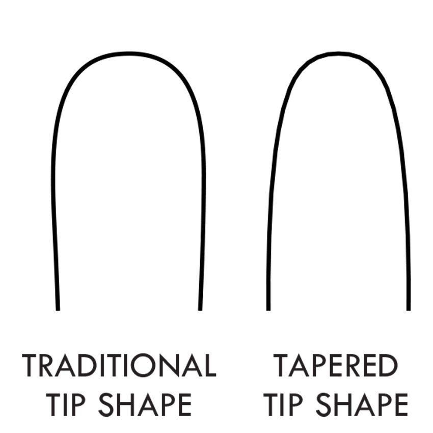 Tapered tip and tail